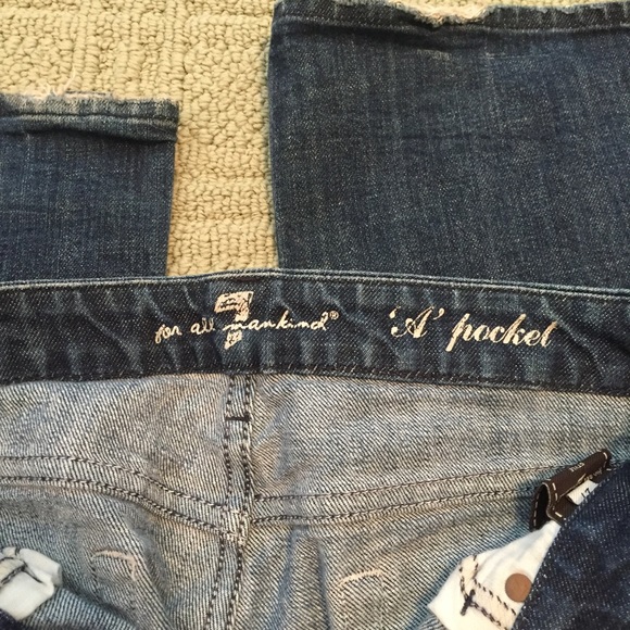 7 for all man kind A pocket flare jeans - Picture 4 of 5